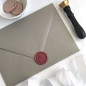 "Vintage Rose in Rose Pack of 10" - Wax Seals in pink by Abby Choi