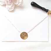 "Hibiscus Flower- Customizable Color- Set of 25 Hand-crafted Wax Seals" - Wax Seals in multicolor by Inkspiringletters