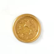 "Stars Wax Seal in Traditional Gold Pack of 10" - Wax Seals in gold by Abby Choi