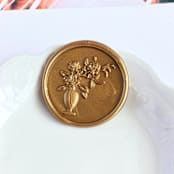 "Modern  Vase- Customizable Color- Set of 25 Hand-crafted Wax Seals" - Wax Seals in multicolor by Inkspiringletters