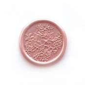 "French Garden Wax Seal in Blush Pack of 10" - Wax Seals in pink by Abby Choi