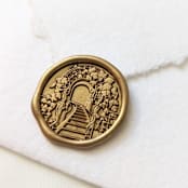 "Stairway - Customizable Color- Set of 25 Hand-crafted Wax Seals" - Wax Seals in multicolor by Inkspiringletters