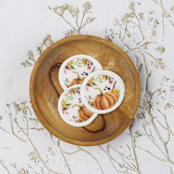 "Fall Pumpkin Vellum Wax Seals | Set of 25" - Wax Seals in orange by Clove and Cedar Design