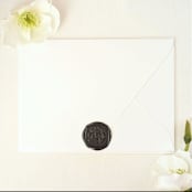 "Damask Flower- Customizable Color- Set of 25 Wax Seals" - Wax Seals in multicolor by Inkspiringletters