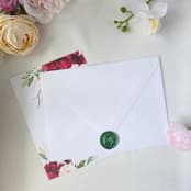 "Wreath - Customizable Color- Set of 25 Hand-crafted Wax Seals" - Wax Seals in multicolor by Inkspiringletters