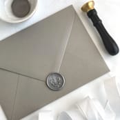 "Fleur de Lis in Silver Pack of 10" - Wax Seals in silver by Abby Choi
