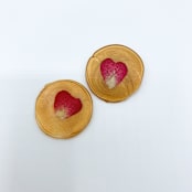 "Pressed Flower Gold Wax Seal Rose Petal Set Of 6" - Wax Seals in gold by Christine OMalley