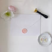 "Rose Garden- Customizable Color- Set of 25 Hand-crafted Wax Seals" - Wax Seals in multicolor by Inkspiringletters