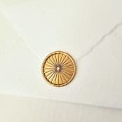 "Sunshine - Customizable Color- Set of 25  Hand-crafted Wax Seals" - Wax Seals in multicolor by Inkspiringletters