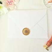 "Sunshine - Customizable Color- Set of 25  Hand-crafted Wax Seals" - Wax Seals in multicolor by Inkspiringletters