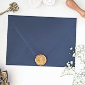 "Long-tailed Doves- Customizable Color- Set of 25 Hand-crafted Wax Seals" - Wax Seals in multicolor by Inkspiringletters