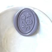 "Oval Flower Wax Seal  Pack of 10, Customizable" - Wax Seals in multicolorassorted-colors by Abby Choi