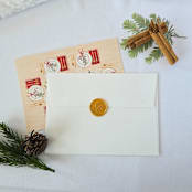 "Joy- Customizable Color- Set of 25  Hand-crafted Wax Seals" - Wax Seals in multicolor by Inkspiringletters