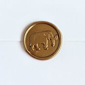 "Elephant- Customizable Color- Set of 25  Hand- crafted Wax Seals" - Wax Seals in multicolor by Inkspiringletters