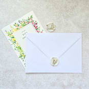 "Pressed Baby's Breath - Customizable Colors- Set of 25 Hand-crafted Wax Seals" - Wax Seals in multicolor by Inkspiringletters