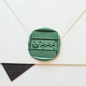 "Santa's Sleigh- Customizable Color- Set of 25  Hand-crafted Wax Seals" - Wax Seals in multicolor by Inkspiringletters