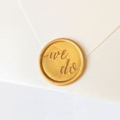"We Do- Customizable Color- Set of 25 Hand-crafted Wax Seals" - Wax Seals in multicolor by Inkspiringletters