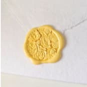"Buttercup- Customizable Color- Set of 25 Hand-crafted Wax Seals" - Wax Seals in multicolor by Inkspiringletters