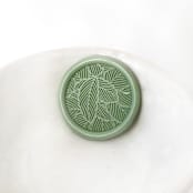 "Leaves Wax Seals Pack of 10, Customizable" - Wax Seals in multicolorassorted-colors by Abby Choi