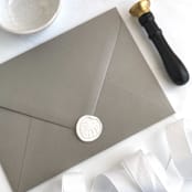 "Monstera Leaf in White Pack of 10" - Wax Seals in white by Abby Choi