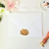 "Koi Pond - Customizable Color- Set of 25 Hand-crafted Wax Seals" - Wax Seals in multicolor by Inkspiringletters