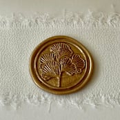 "Ginko Leaf Wax Seals (Set of 10)" - Wax Seals in multicolorassorted-colors by Vee