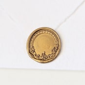 "Whimsy Frame- Customizable Color- Set of 25 Hand-crafted Wax Seals" - Wax Seals in multicolor by Inkspiringletters