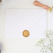 "Whimsy Frame- Customizable Color- Set of 25 Hand-crafted Wax Seals" - Wax Seals in multicolor by Inkspiringletters
