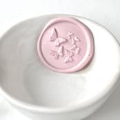 "Butterflies Wax Seal  Pack of 10, Customizable Color" - Wax Seals in multicolorassorted-colors by Abby Choi