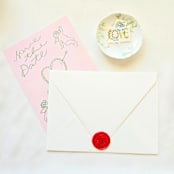 "Cupid- Customizable Color- Set of 25 Hand-crafted Wax Seals" - Wax Seals in multicolor by Inkspiringletters
