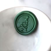 "Christmas Tree Wax Seals, Pack of 10, Customizable Color" - Wax Seals in multicolorassorted-colors by Abby Choi