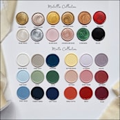 "Customizable Color "S" Monogrammed Self-adhesive Wax Seals, Set of 5" - Wax Seals in multicolorassorted-colors by MC silverlinings