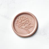 "Peony in Champagne Pack of 10" - Wax Seals in pink by Abby Choi