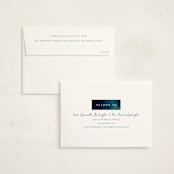 "oponki" - Mitzvah Invitations in Aquamarine by chocomocacino - FREE Recipient Addressing