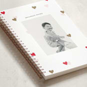 "Confetto" - Notebook in Berries by Pixel and Hank - Binding Detail