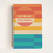 "Beachelorette" - Notebook in Sunset by Jenna Holcomb - Front