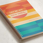 "Beachelorette" - Notebook in Sunset by Jenna Holcomb - Binding Detail
