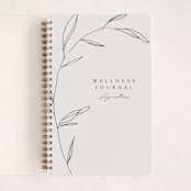 "Waldorf" - Notebook in Taupe by Kelly Schmidt - Front