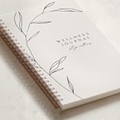 "Waldorf" - Notebook in Taupe by Kelly Schmidt - Binding Detail