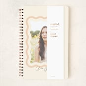 "Wavy" - Notebook in Seashell by Robert and Stella - Wrap