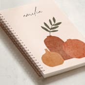 "Ceramics" - Notebook in Cream by Iveta Angelova - Binding Detail