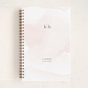 "Initials" - Notebook in Blush by Jennifer Postorino - Front