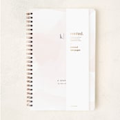 "Initials" - Notebook in Blush by Jennifer Postorino - Wrap