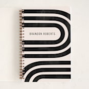 "Winding" - Notebook in Ebony by Iveta Angelova - Front