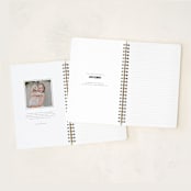 "Winding" - Notebook in Ebony by Iveta Angelova - Interior Cover Options