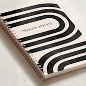 "Winding" - Notebook in Ebony by Iveta Angelova - Binding Detail