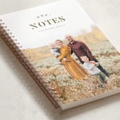 "Our Family Notes" - Notebook in Carob by Anastasia Makarova - Binding Detail