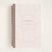 "rainbows" - Notebook in Cotton Candy by Owl and Toad - Front