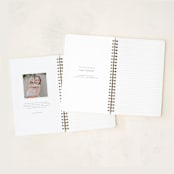 "rainbows" - Notebook in Cotton Candy by Owl and Toad - Interior Cover Options