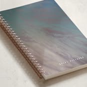 "low tide" - Notebook in Ocean Mist by Eric Clegg - Binding Detail